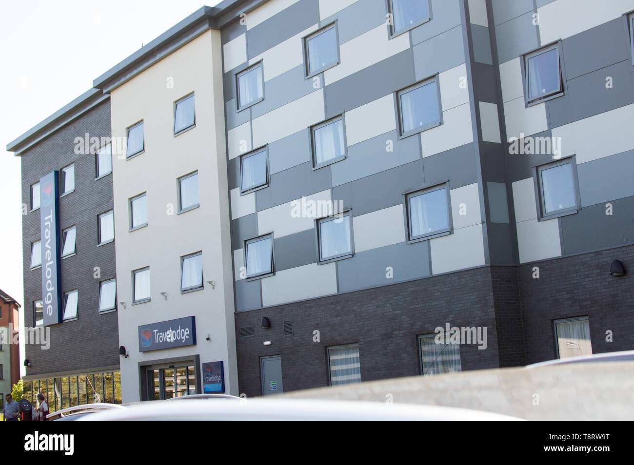 Hôtel Travelodge dans le centre-ville de Dudley Banque D'Images