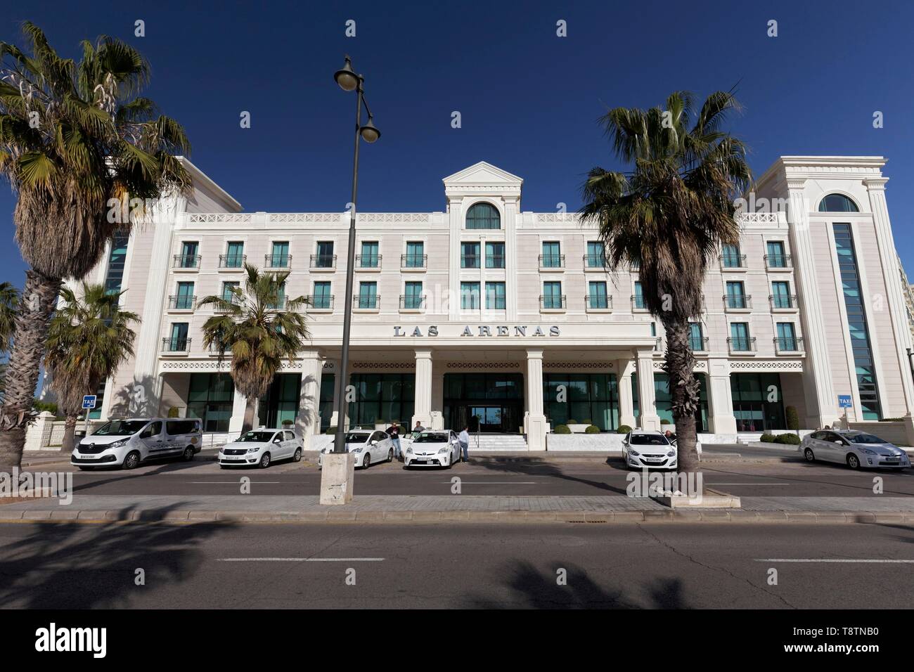 Balneario Las Arenas, hôtel 5 étoiles, plage de Cabanyal, Valencia, Espagne Banque D'Images