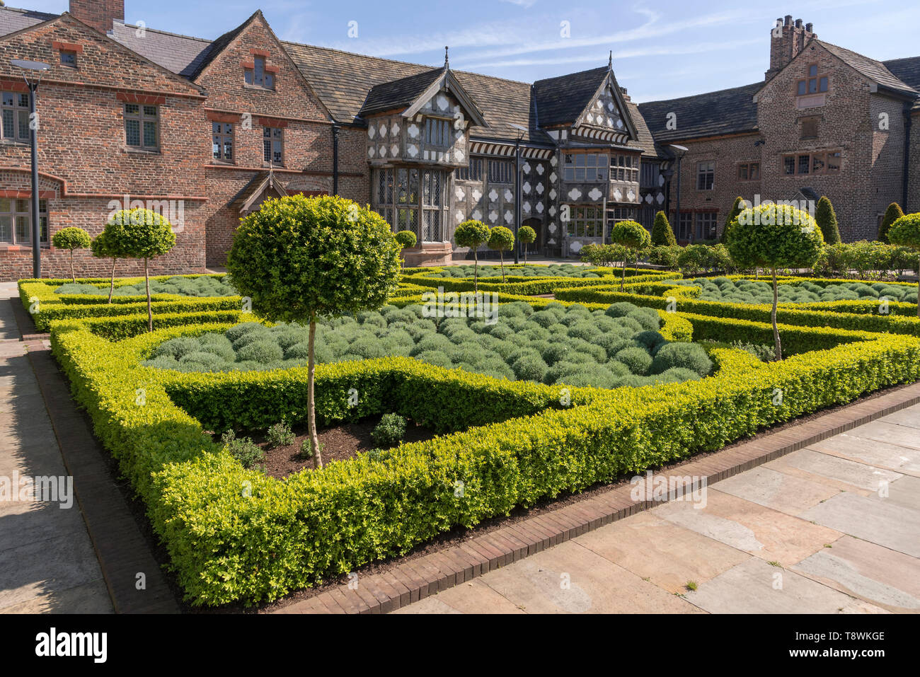 Ordsall Hall ma, ou maison Manchester. Banque D'Images