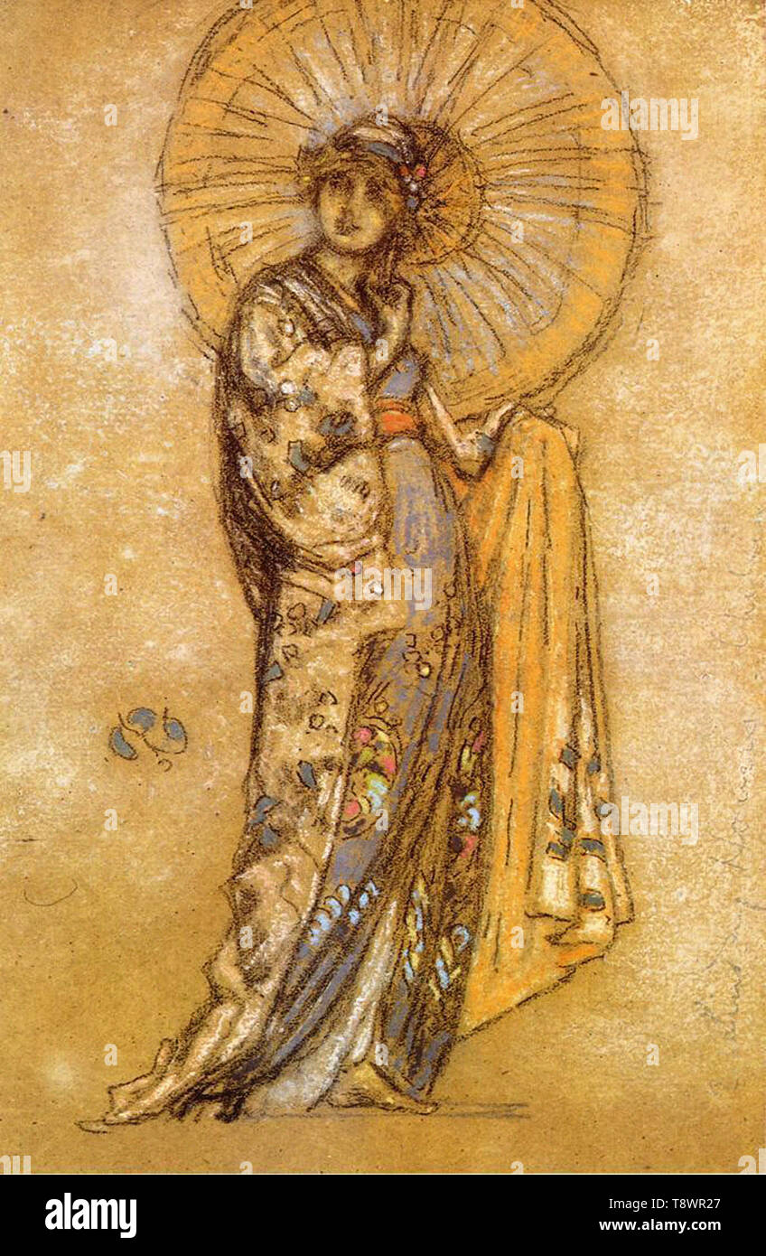 James Abbott Mcneill Whistler - japonais 1890 Banque D'Images