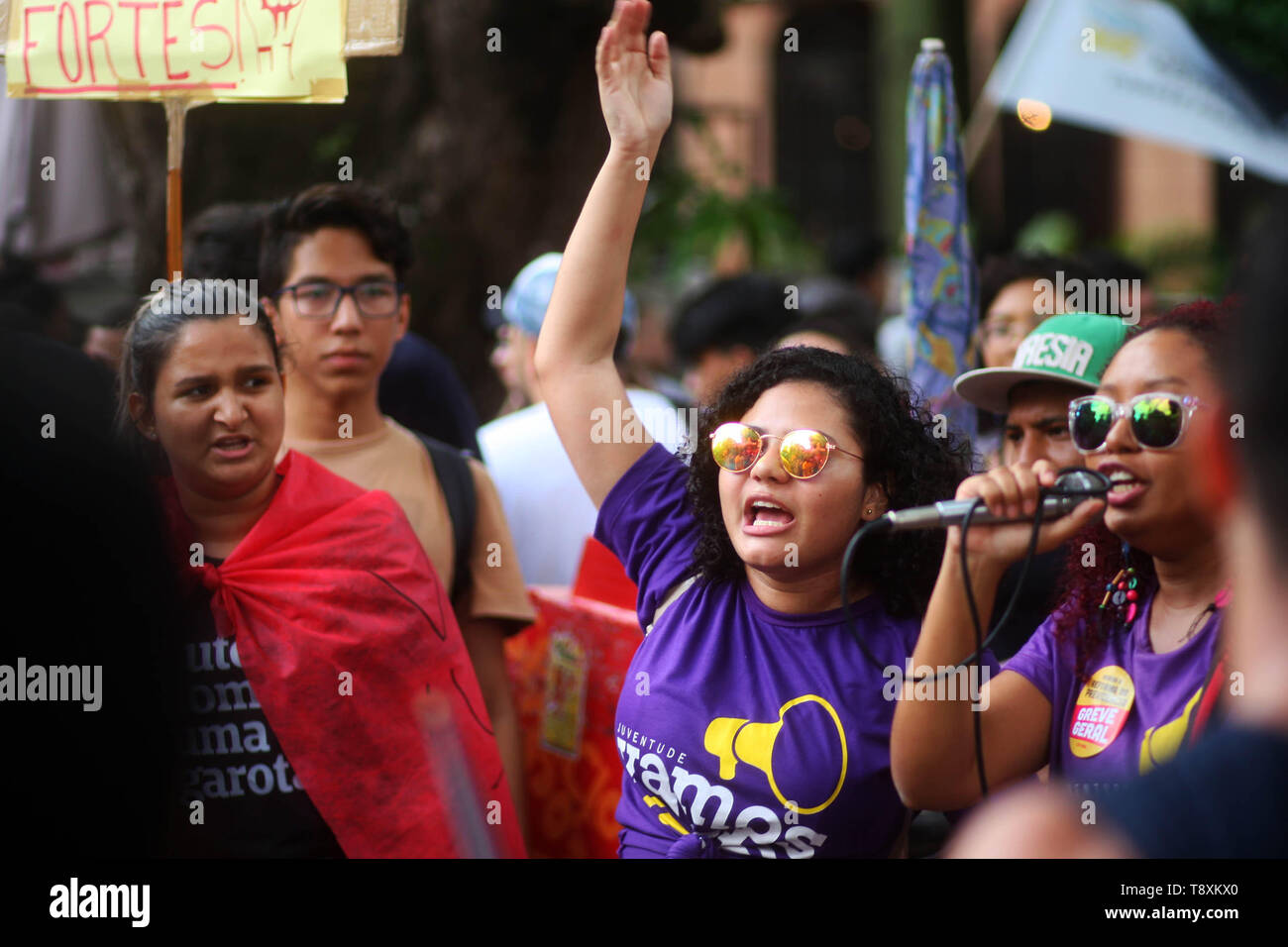 05/15/2019 - PAR - Protesto contra cortes Educa o - les étudiants descendre dans la rue pour protester contre des réductions de l'educa o Belem - PA, le mercredi 15. Photo : Thiago Gomes / AGIF Banque D'Images