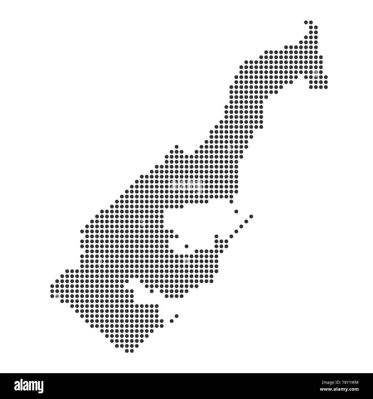 Plan avec dot - Monaco . Modèle pour votre conception Illustration de Vecteur