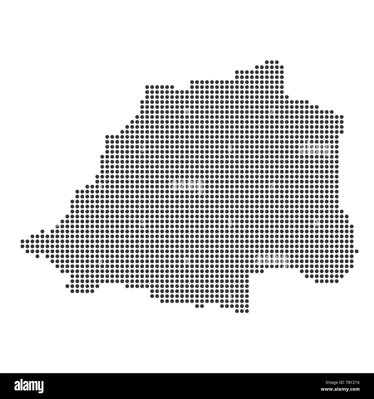 Plan avec dot - Vatican . Modèle pour votre conception Illustration de Vecteur