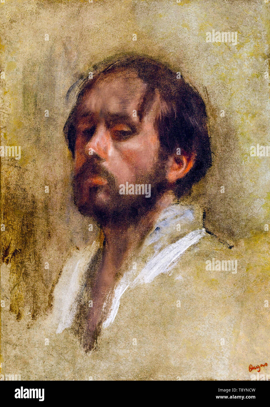 Edgar Degas (1834-1917), autoportrait, c. 1862 Banque D'Images