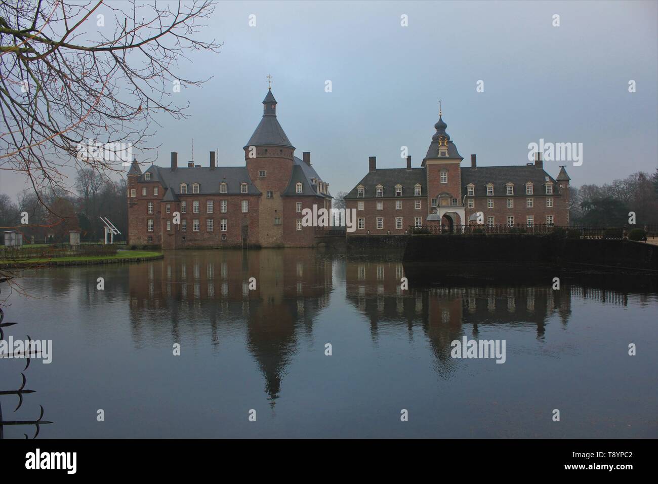 Château près de Isselburg Anholt, Allemagne Banque D'Images