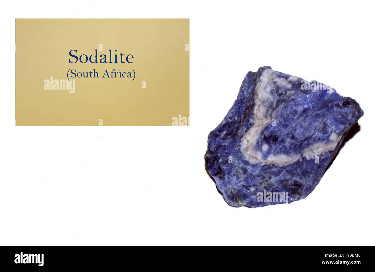 La Sodalite rock de l'Afrique du Sud, close-up Banque D'Images