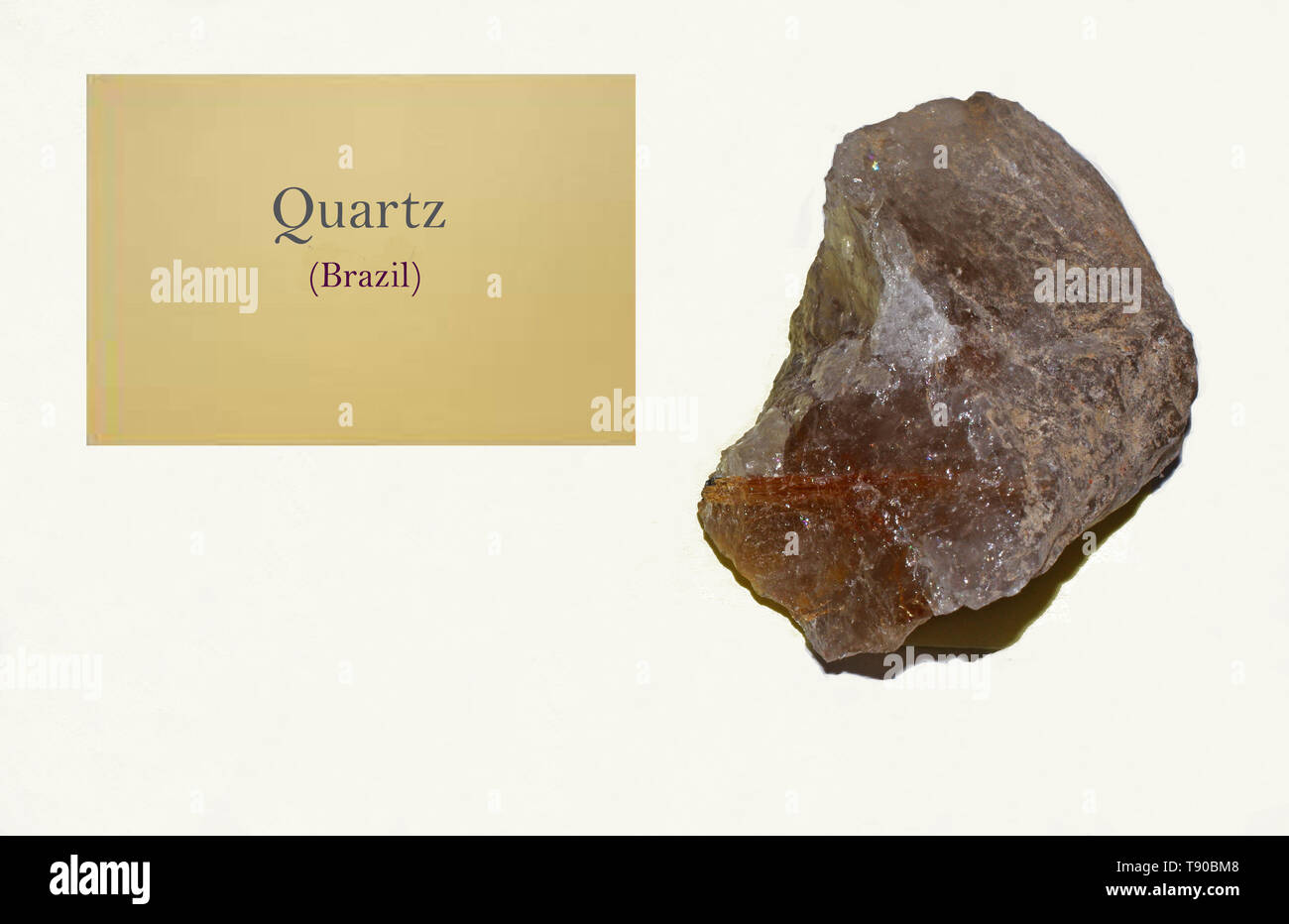 Le quartz du Brésil close-up Banque D'Images