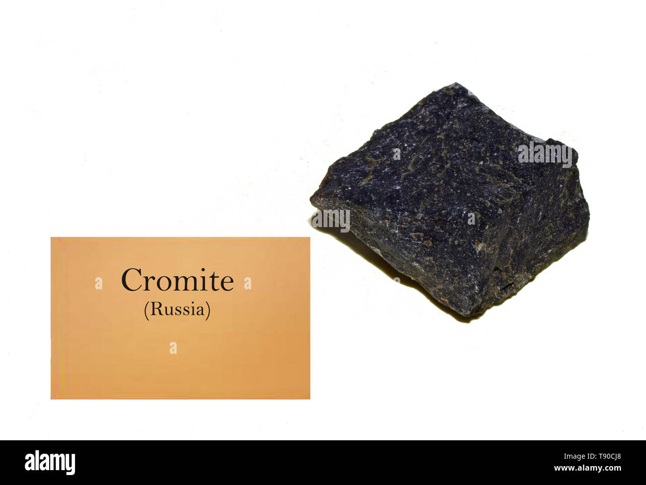 Cromite rock de Russie close-up Banque D'Images