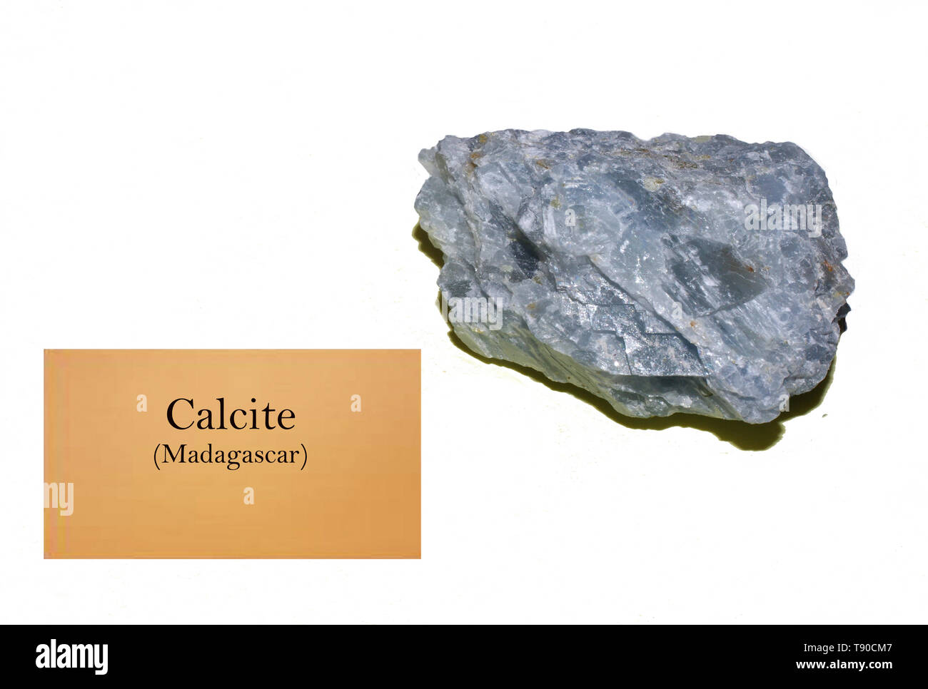 Rock de calcite de Madagascar close-up Banque D'Images