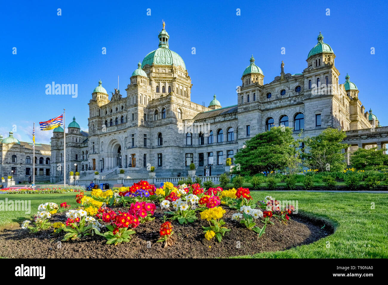 Assemblée législative de la Colombie-Britannique, Victoria, Colombie-Britannique, Canada Banque D'Images