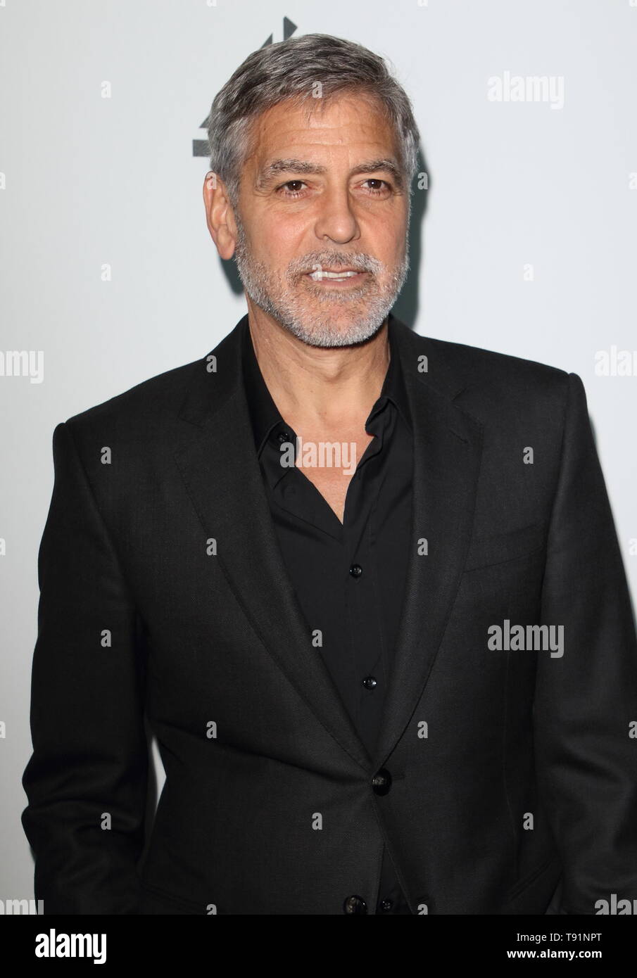 Londres, Royaume-Uni. 15 mai, 2019. George Clooney assiste à la capture 22 - Première mondiale à la série TV Vue Westfield, le centre commercial de Westfield, Shepherds Bush Crédit : SOPA/Alamy Images Limited Live News Banque D'Images