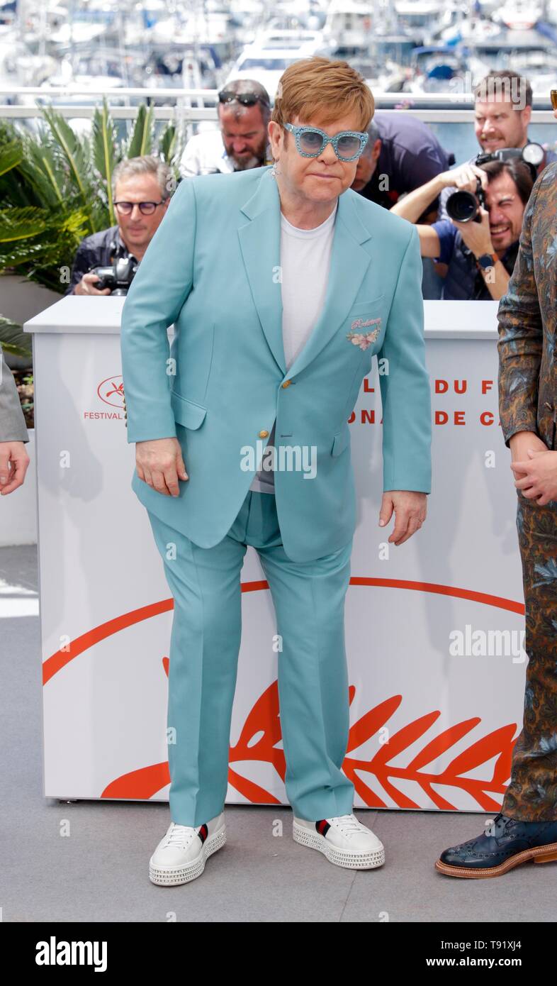 Cannes, France. 16 mai, 2019. 72e Festival de Cannes. ELTON JOHN,CANNES 2019 : Crédit photo Allstar Bibliothèque/Alamy Live News Banque D'Images