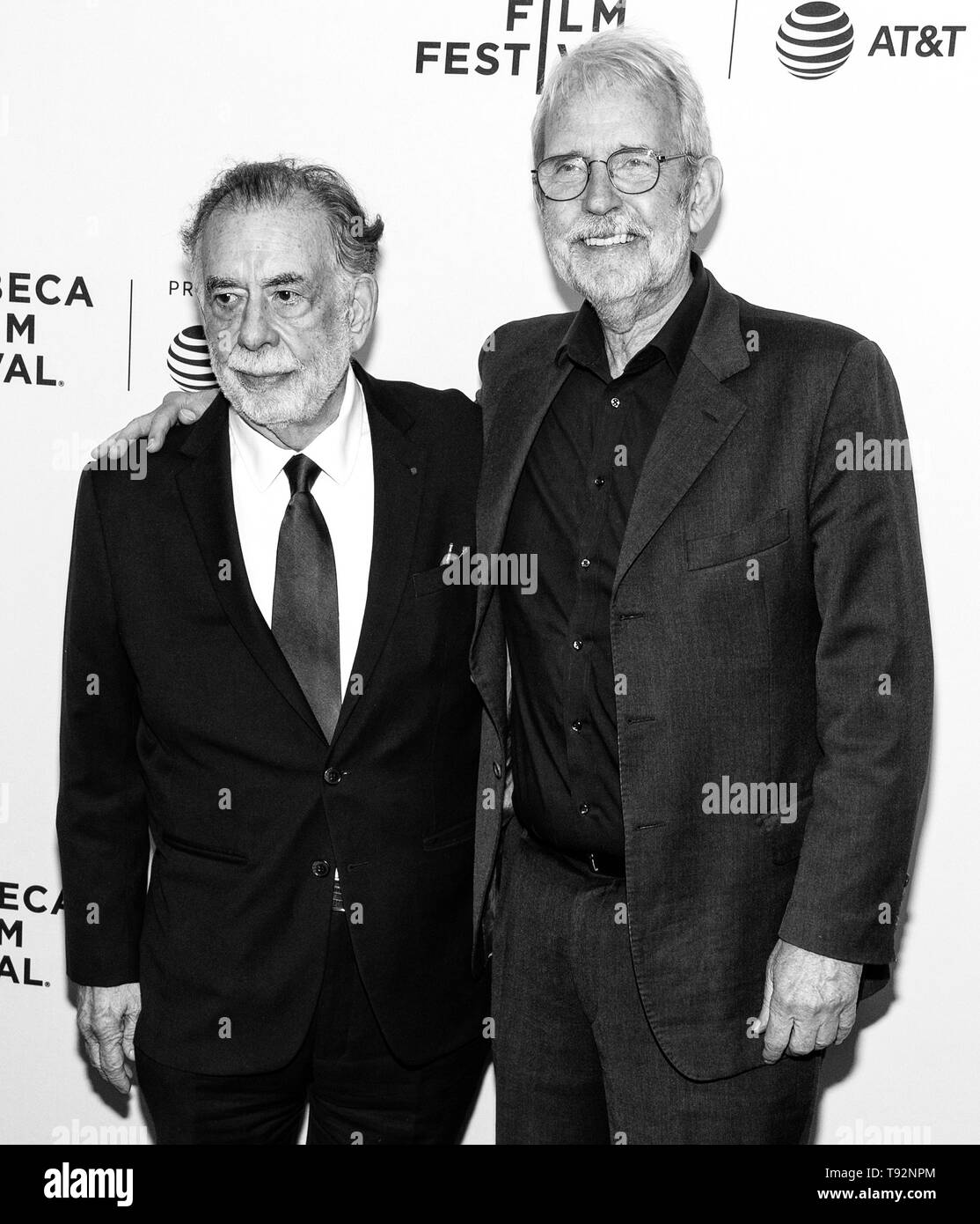 New York, NY - 28 Avril 2019 : Francis Ford Coppola et Walter Murch assister à 'Apocalypse Now' - 40 ans et la restauration pendant le 2019 Tribeca Film F Banque D'Images