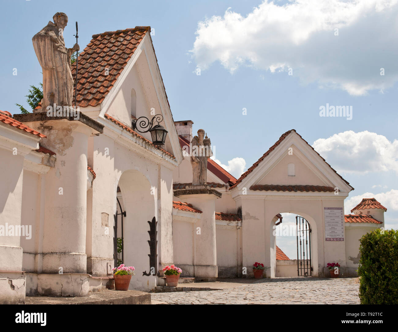 Monastère des camaldules Wigry (Pologne), Banque D'Images