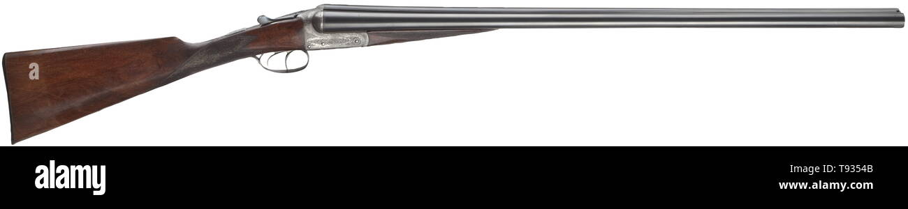 Armes longues, armes de chasse modernes, fusil à canon double McCririck, Kilmarnock, calibre 2/12 Additional-Rights Clearance-Info-1/2,-Not-Available Banque D'Images