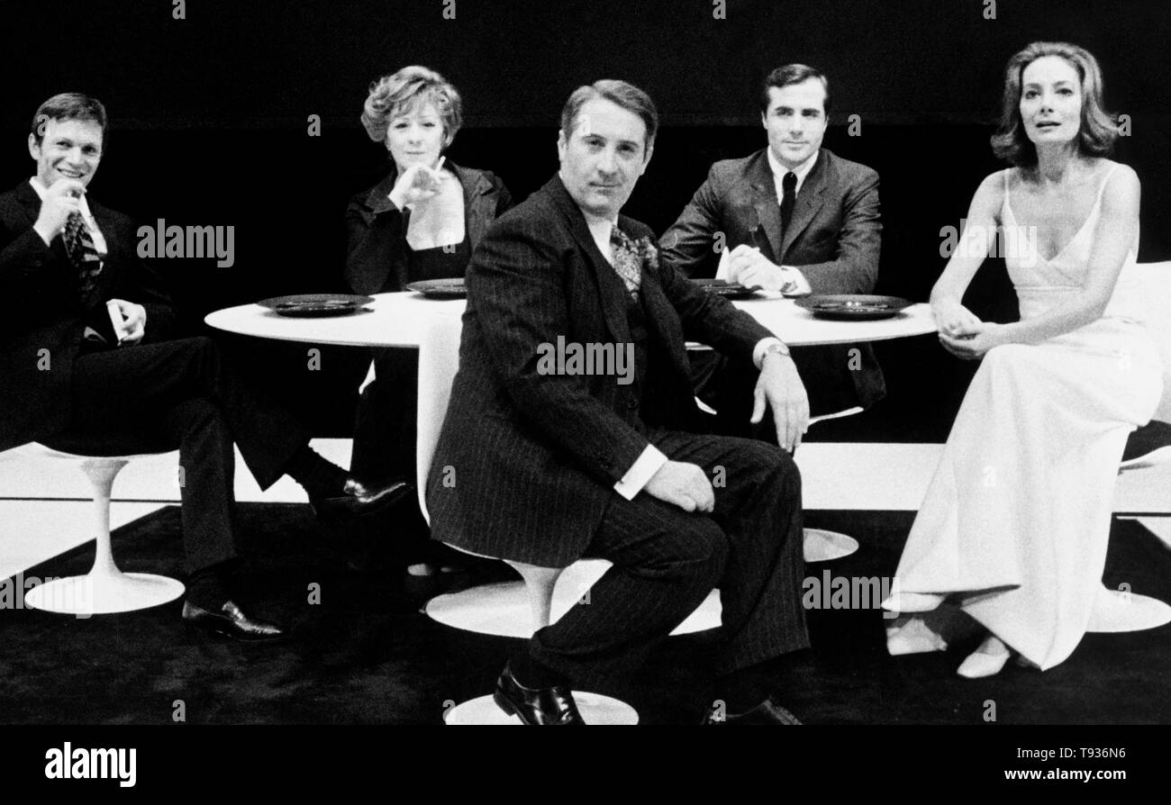 Metti una sera a cena, Umberto Orsini, rossella Falk, romolo valli, elda Albani, Carlo Giuffrè, 1967 Banque D'Images