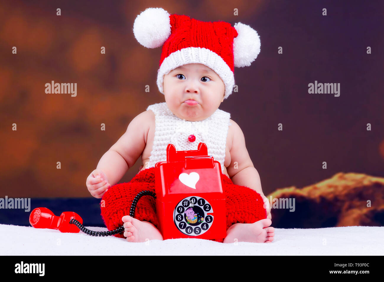 Un mignon bébé chinois Banque D'Images