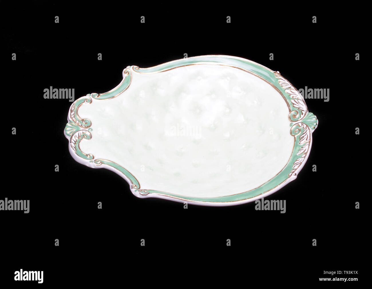 Wedgewood peint à la main peint main dish Nom : Wedgewood lave Date : Event : adresse/lieu : Stoke-on-Trent Josiah Wedgwood and Sons, communément connue sous un Banque D'Images