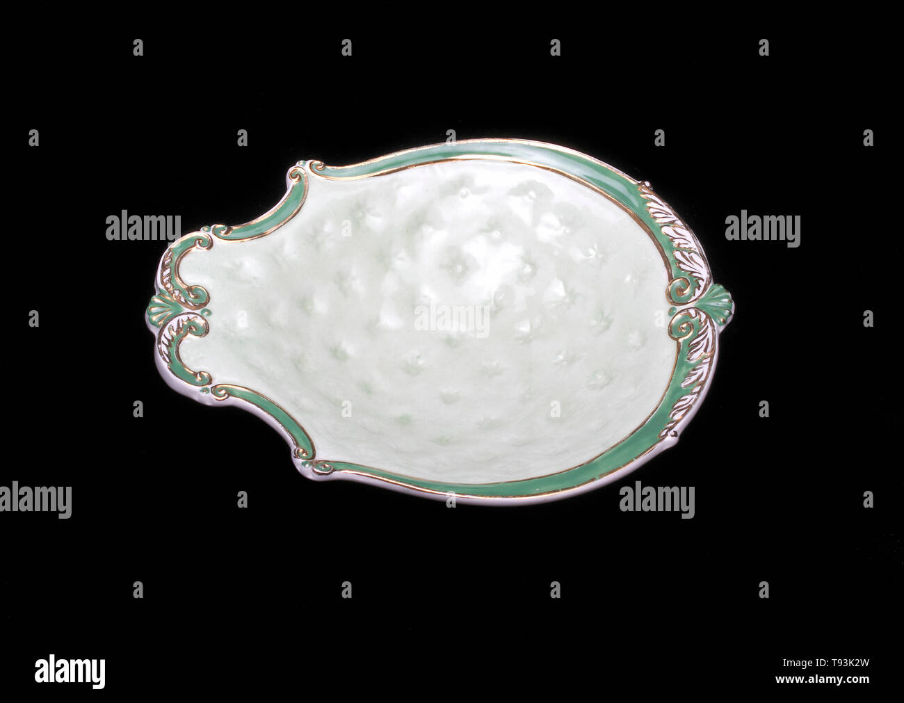 Wedgewood peint à la main peint main dish Nom : Wedgewood lave Date : Event : adresse/lieu : Stoke-on-Trent Josiah Wedgwood and Sons, communément connue sous un Banque D'Images