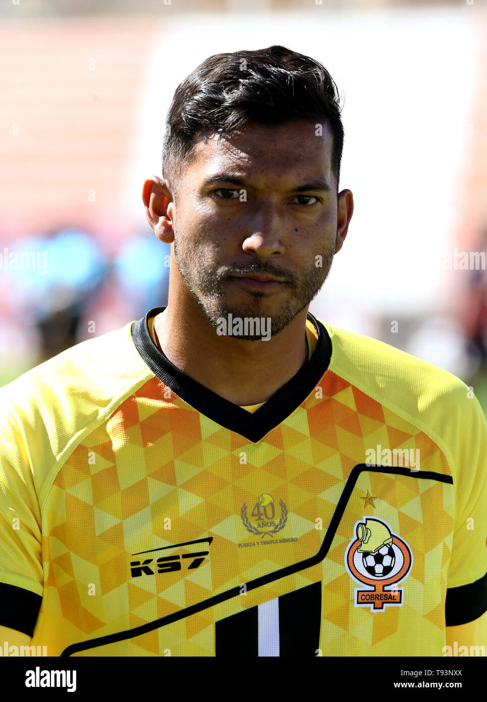 Football League Division 1 Chili - Campeonato Nacional 2019 PlanVital / AFP ( Club de Deportes Cobresal ) - Sebastian Alberto Lopez Banque D'Images