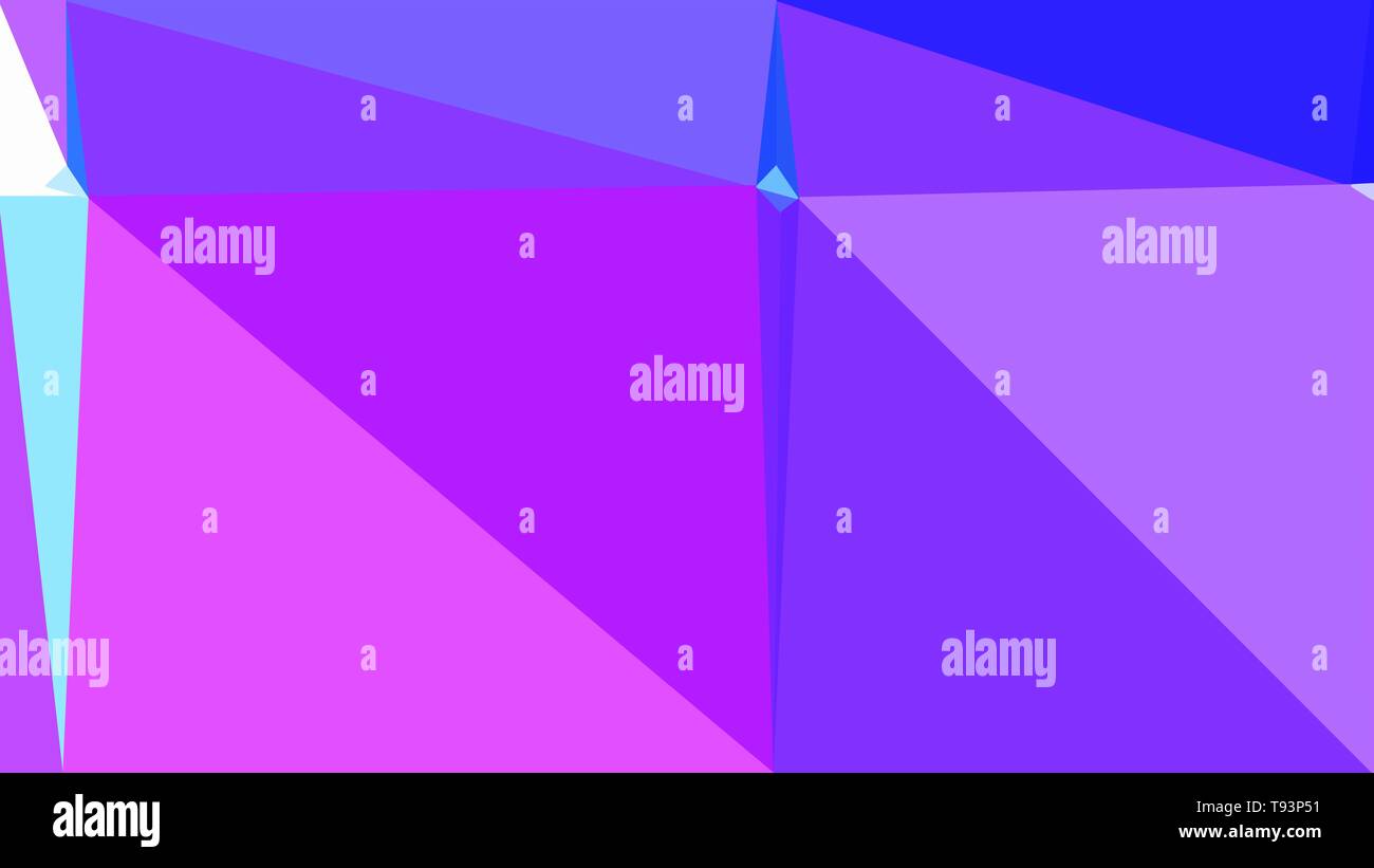 Résumé Contexte géométrique de triangles et orchidée, bleu violet et bleu couleurs. pour imprimer des affiches, bannières, fond d'écran ou de texture. Banque D'Images