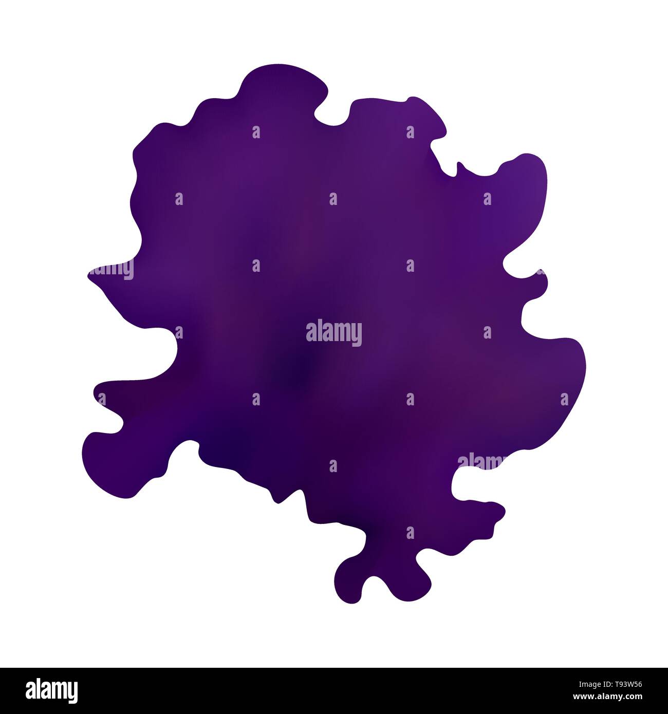 Une tache d'encre. Vector illustration. La texture de l'aquarelle de pourpre. Filet de dégradé. Illustration de Vecteur