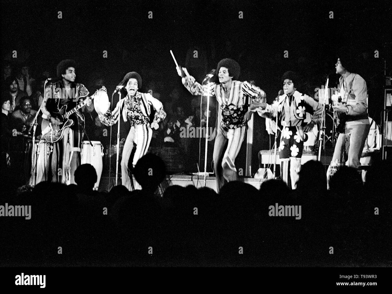 Le Concertgebouw, Jackson Five, michael jackson Amsterdam, Pays-Bas - 1972, (Photo Gijsbert Hanekroot) *** légende locale *** Jackson Five, michael jackson michael jackson Jackson Five Banque D'Images