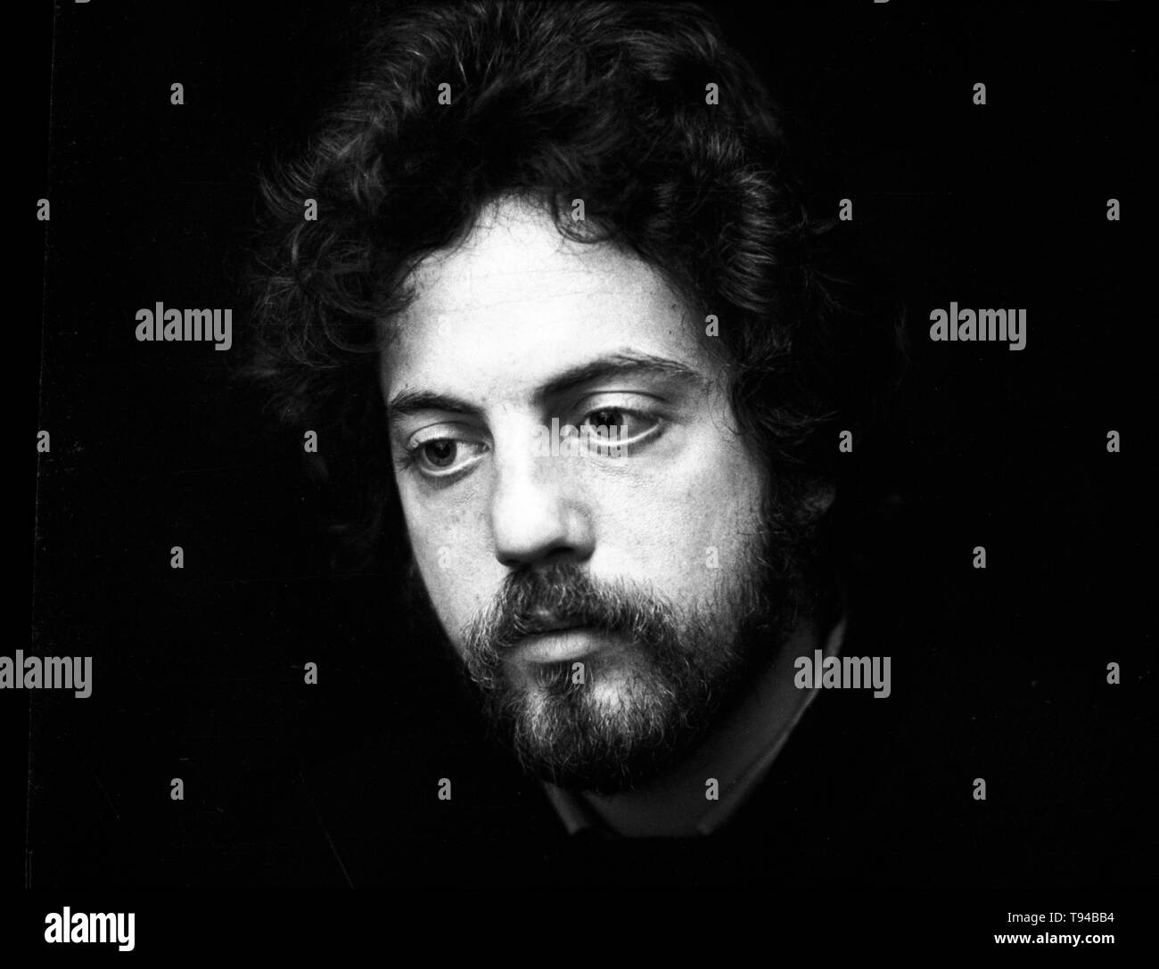 Billy Joel posés à Amsterdam, Hollande en 1976 (Photo Gijsbert Hanekroot) Banque D'Images
