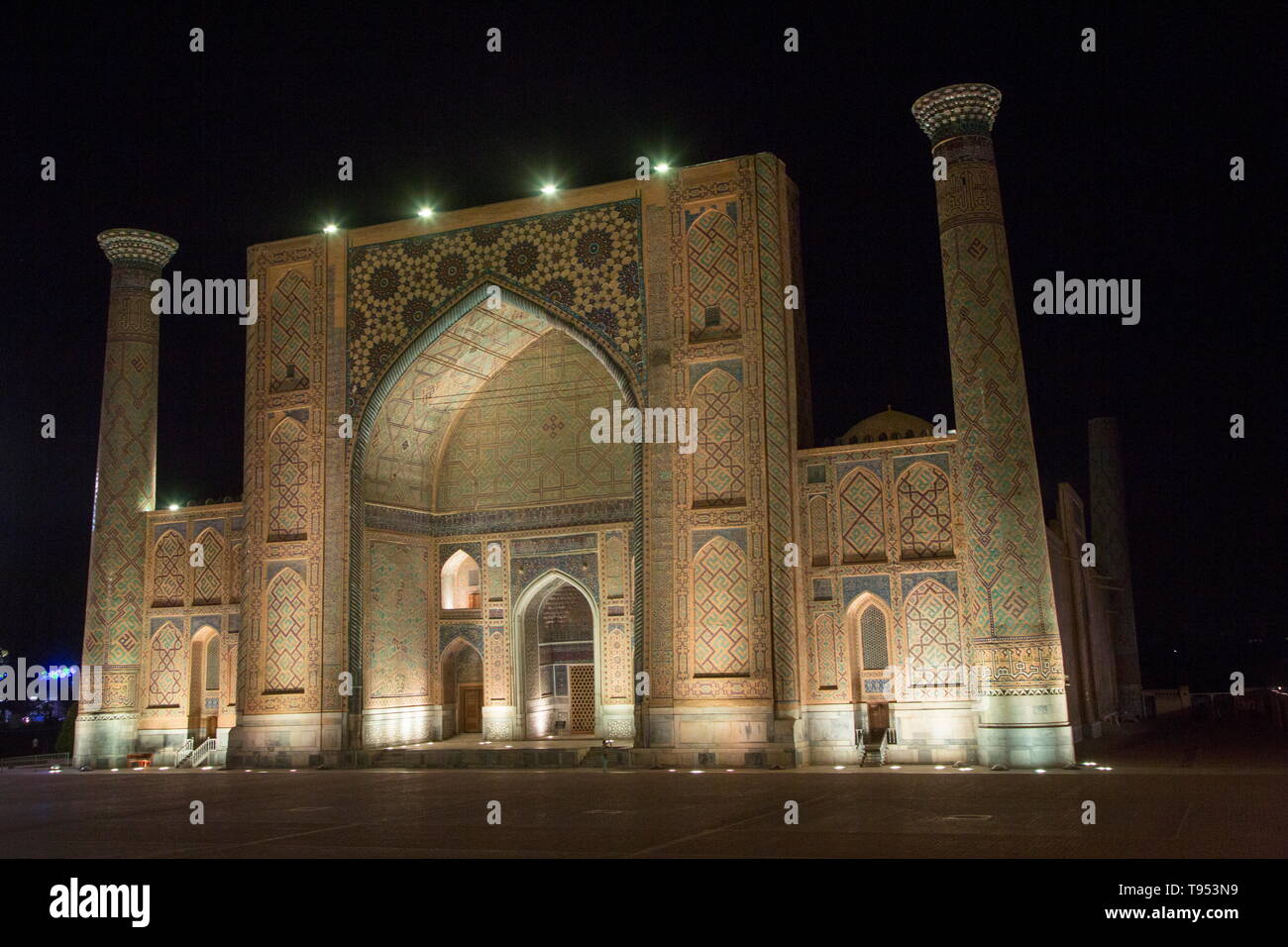 SAMARKAND, OUZBÉKISTAN Banque D'Images