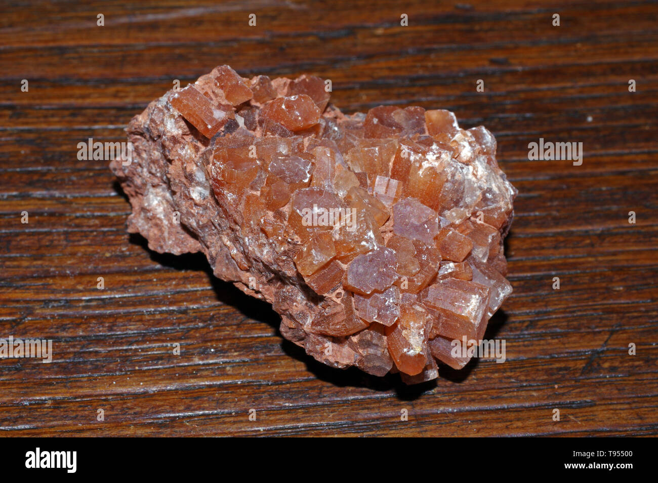 L'aragonite rock de l'Espagne isolées close-up Banque D'Images
