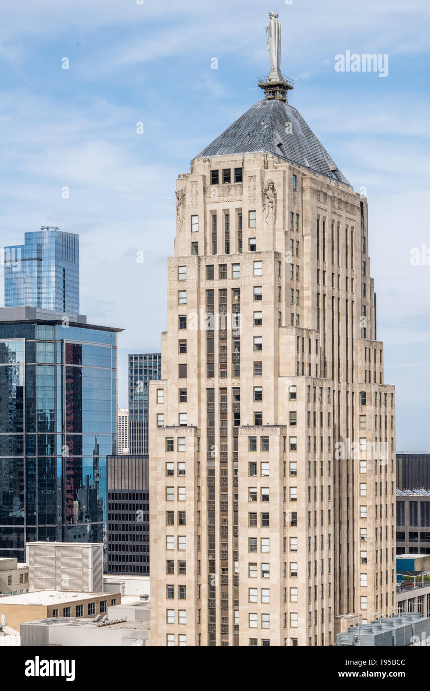 Bâtiments dans le centre-ville de Chicago Banque D'Images