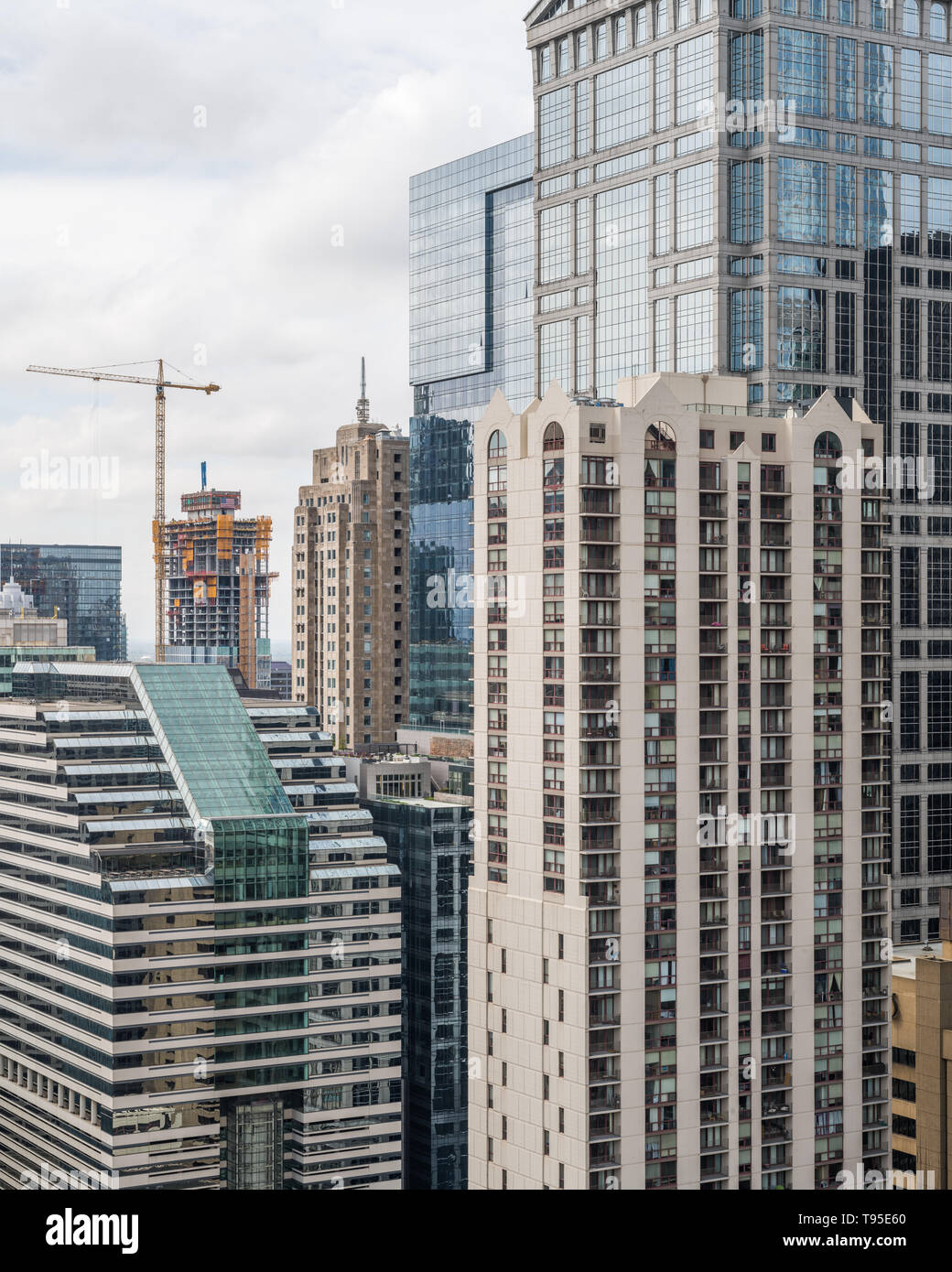 Bâtiments dans le centre-ville de Chicago Banque D'Images