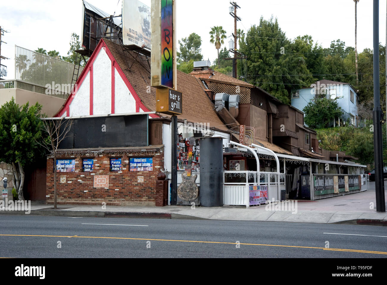 Le Rainbow Bar et Grull sur le Sunset Strip, à West Hollywood, CA Banque D'Images