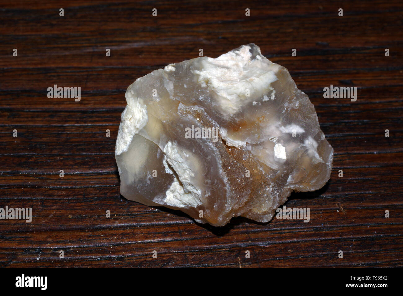 La calcédoine rocher de Perù isolated close-up Banque D'Images