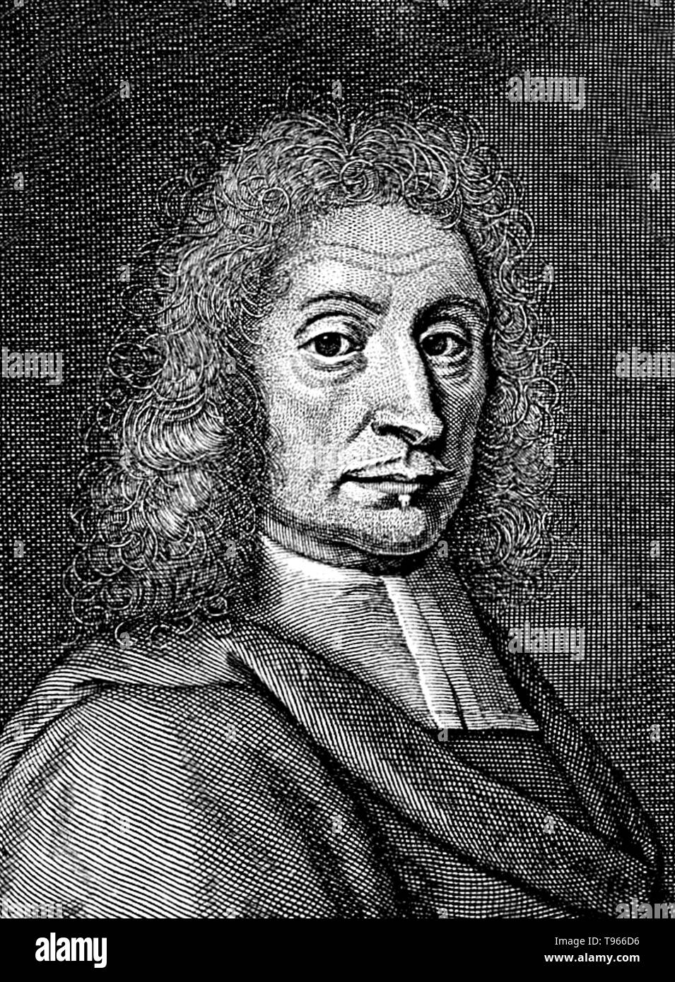John Ray (29 novembre 1627- Le 17 janvier, 1705) était un naturaliste anglais, parfois appelé le père de l'anglais l'histoire naturelle. Il a publié des ouvrages importants sur la botanique, la zoologie, et la théologie naturelle. Sa classification des plantes dans son Historia Plantarum, a été une étape importante vers la taxonomie moderne. Il a été le premier à donner une définition biologique de l'espèce à long terme. Banque D'Images