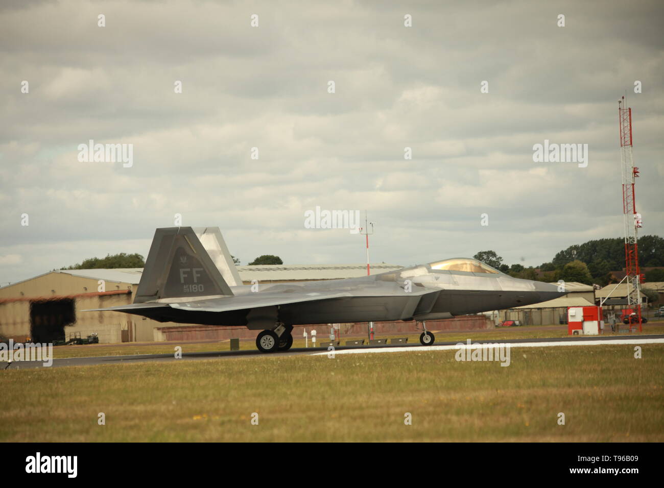 Lockheed Martin F-22 Raptor avion furtif Banque D'Images