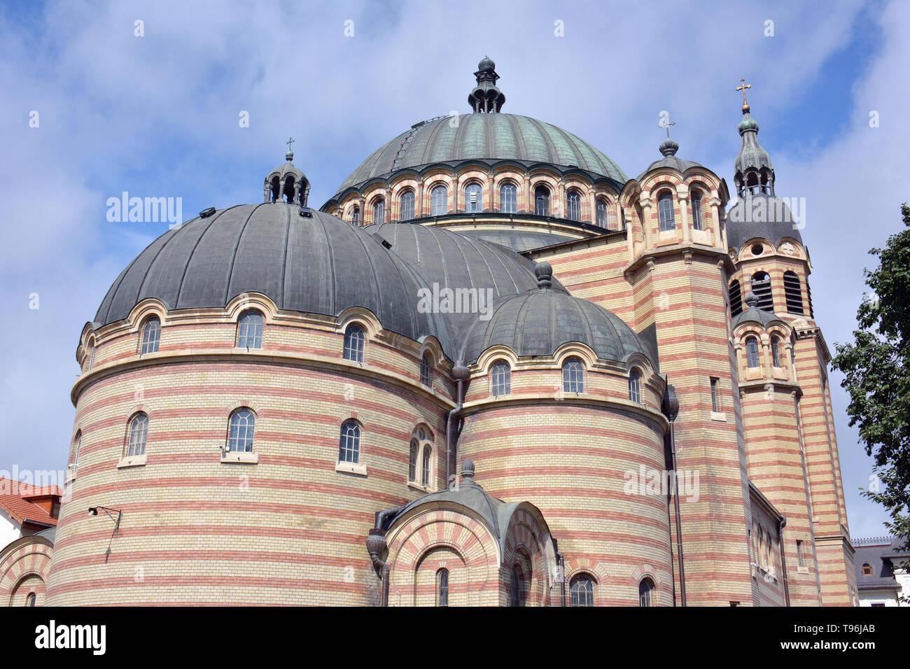 Cathédrale orthodoxe, Sibiu, Nagyszeben, Hermannstadt, Roumanie, Europe Banque D'Images