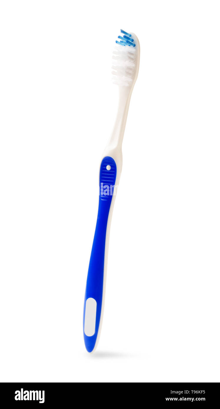 Brosse à dent isolé sur fond blanc Banque D'Images