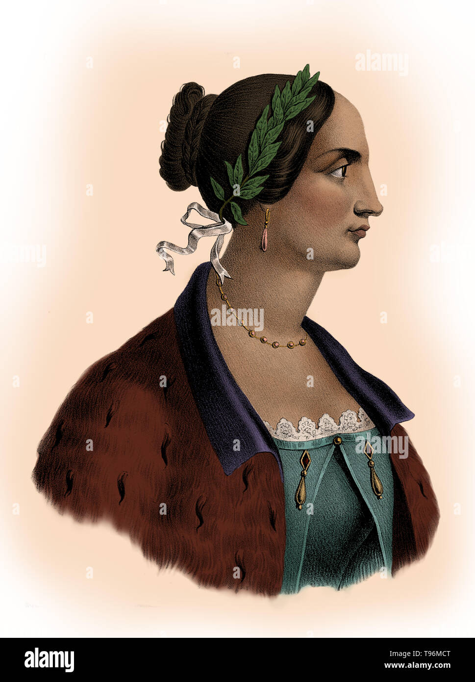 Laura Maria Caterina Bassi (Octobre 1711 - février 20, 1778) était un physicien italien et universitaires. Elle a obtenu un doctorat en philosophie de l'Université de Bologne en mai 1732. Elle a été la première femme à obtenir un poste de professeur de physique à l'université. Elle est reconnue comme la première femme au monde à être nommé président de l'université dans un domaine scientifique d'études. Banque D'Images