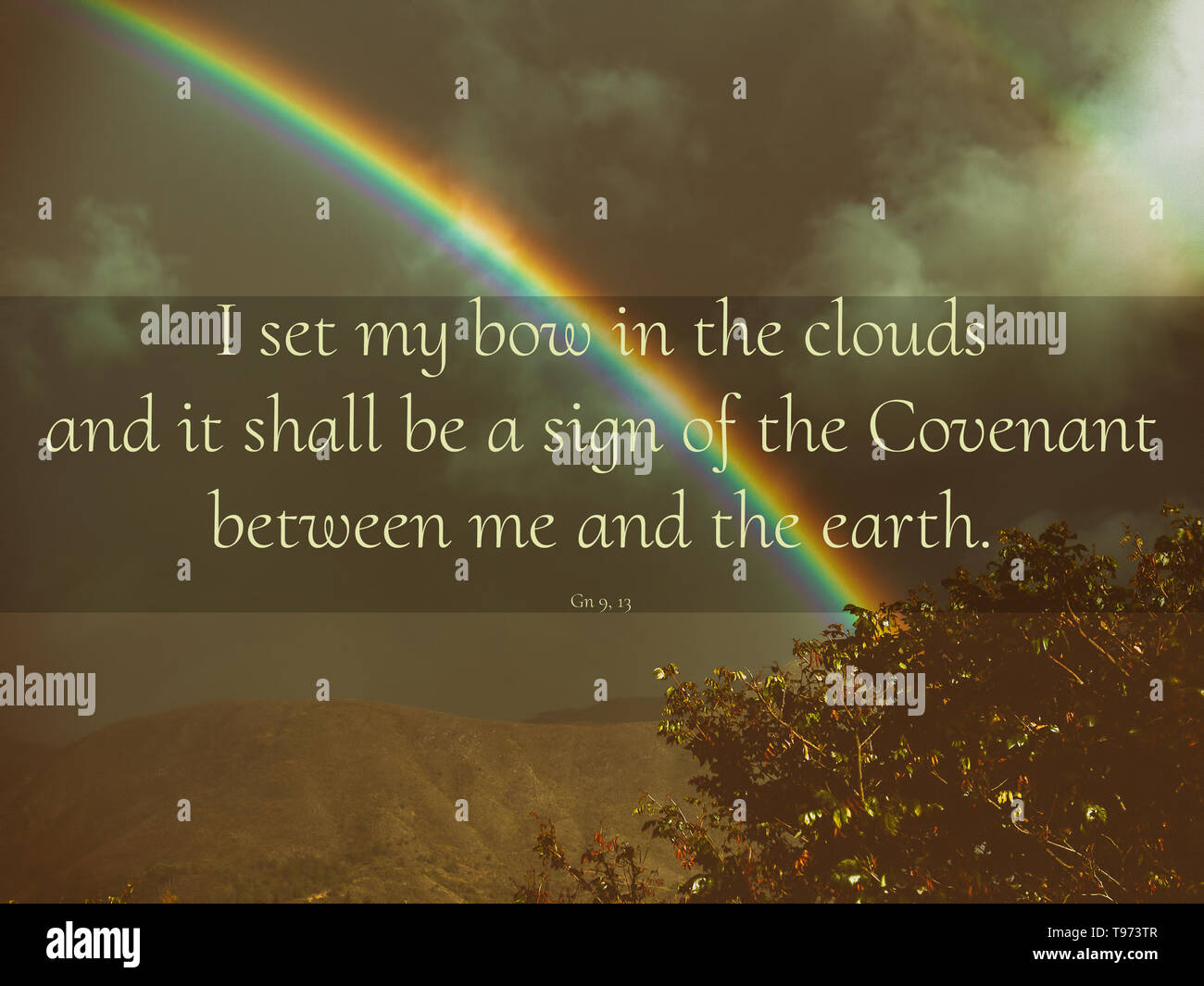 Et L Inspiration Profonde Et Catholique Chretienne Et Citations De Saints Enseignements Sur De Belles Images De La Creation De Dieu Photo Stock Alamy