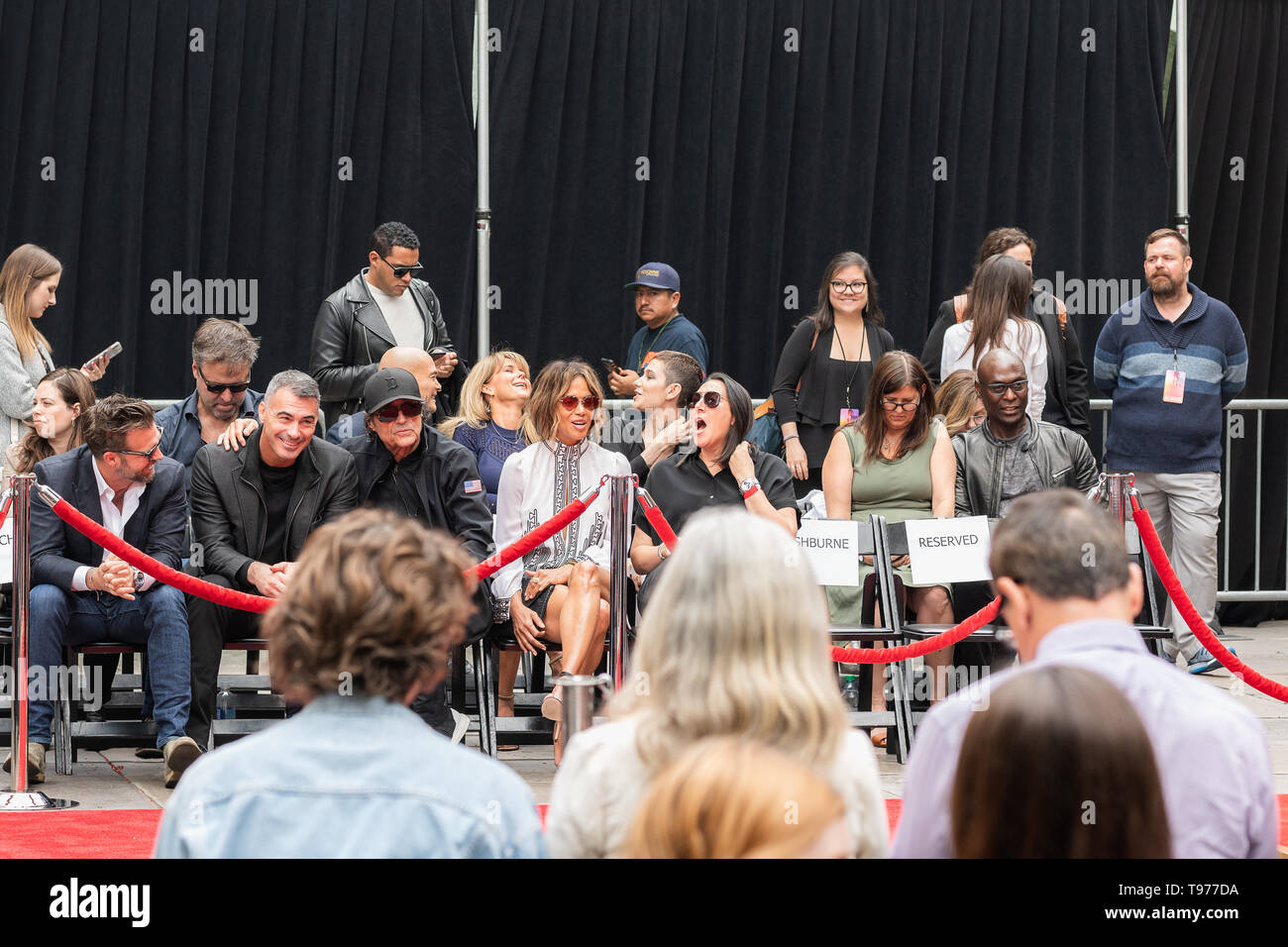 Keanu Reeves. Des empreintes de l'acteur et cimenté empreintes sur Hollywood Boulevard. Théâtre Chinois, Hollywood, Californie, le 14 mai, 2019 Banque D'Images