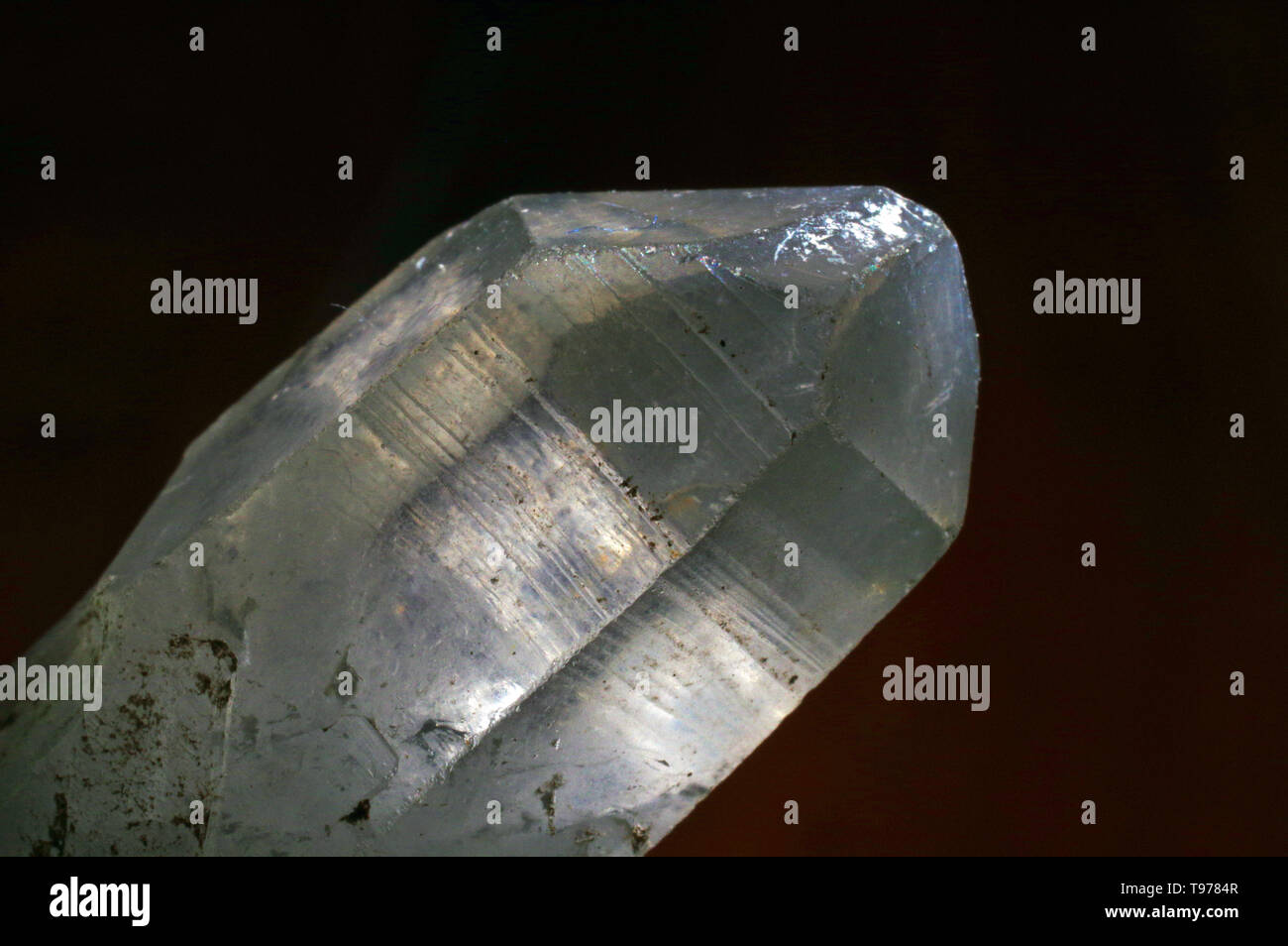 Isolé à quartz close-up Banque D'Images