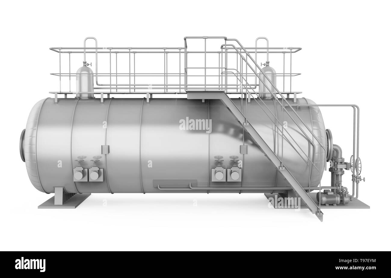 Réservoir à pression isolé Banque D'Images