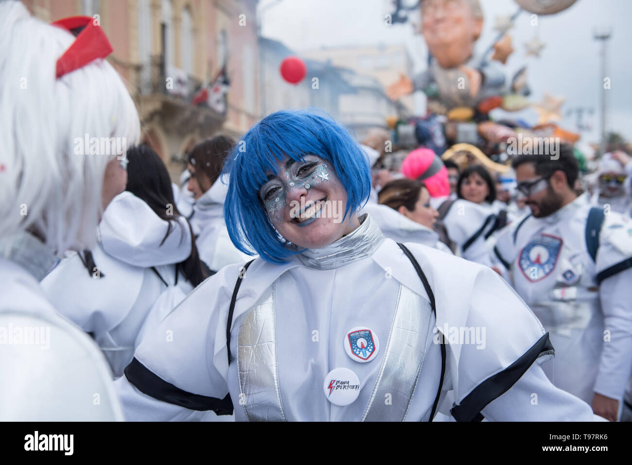 Luca Bertozzi. Extras pendant la parade Banque D'Images