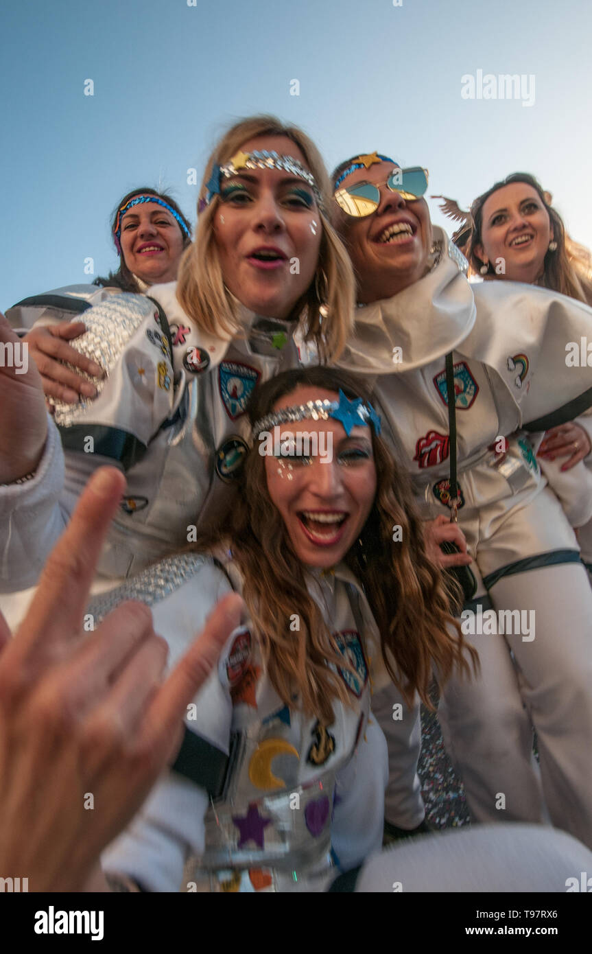 Luca Bertozzi. Extras pendant la parade Banque D'Images