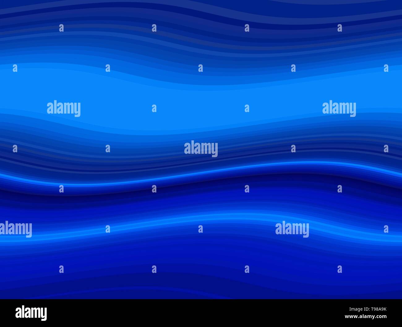 Résumé Contexte les vagues avec bleu foncé, bleu marine et bleu dodger. vagues de couleur peut être utilisé pour le papier peint, présentation, illustration graphique ou texte Banque D'Images