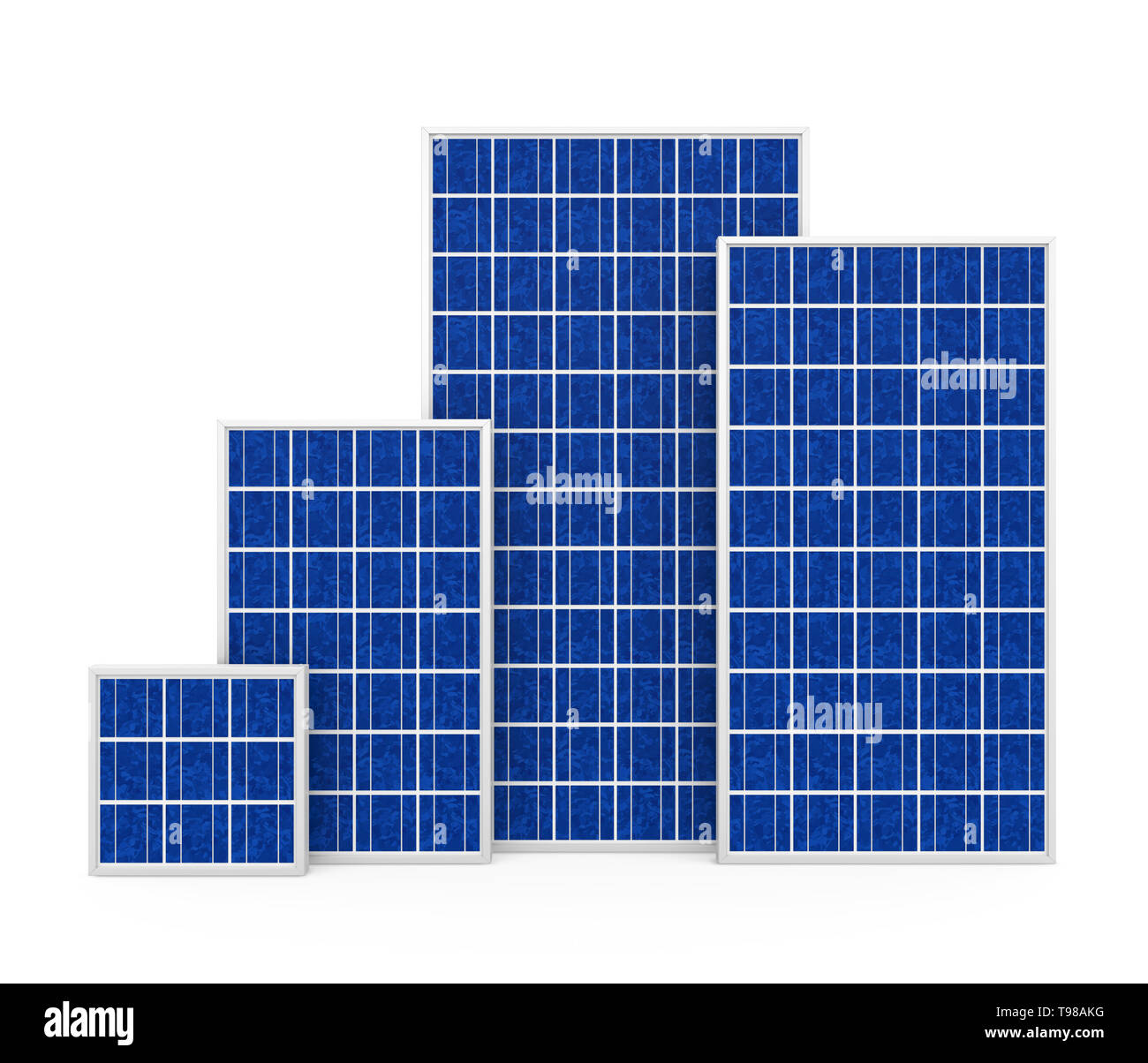 Isolés panneau solaire Banque D'Images