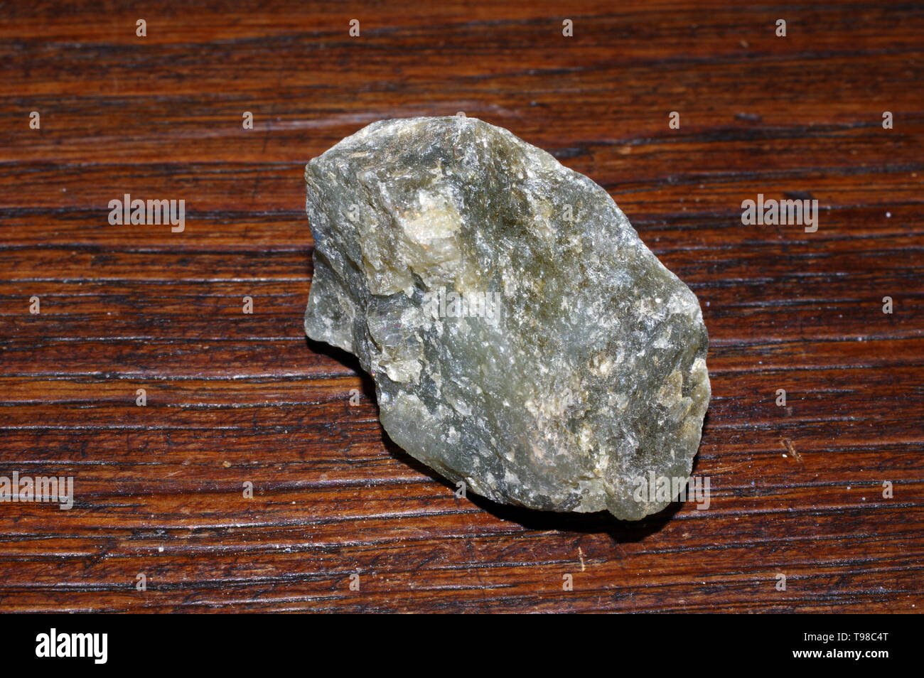 La Labradorite de Madagascar isolated close-up Banque D'Images