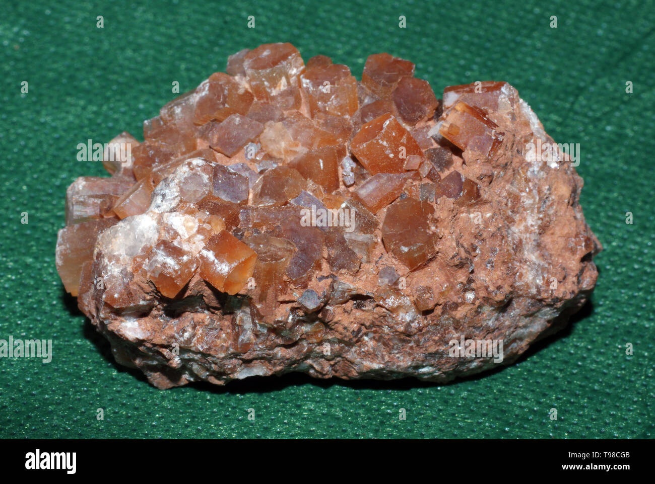 L'aragonite rock de l'Espagne isolées close-up Banque D'Images