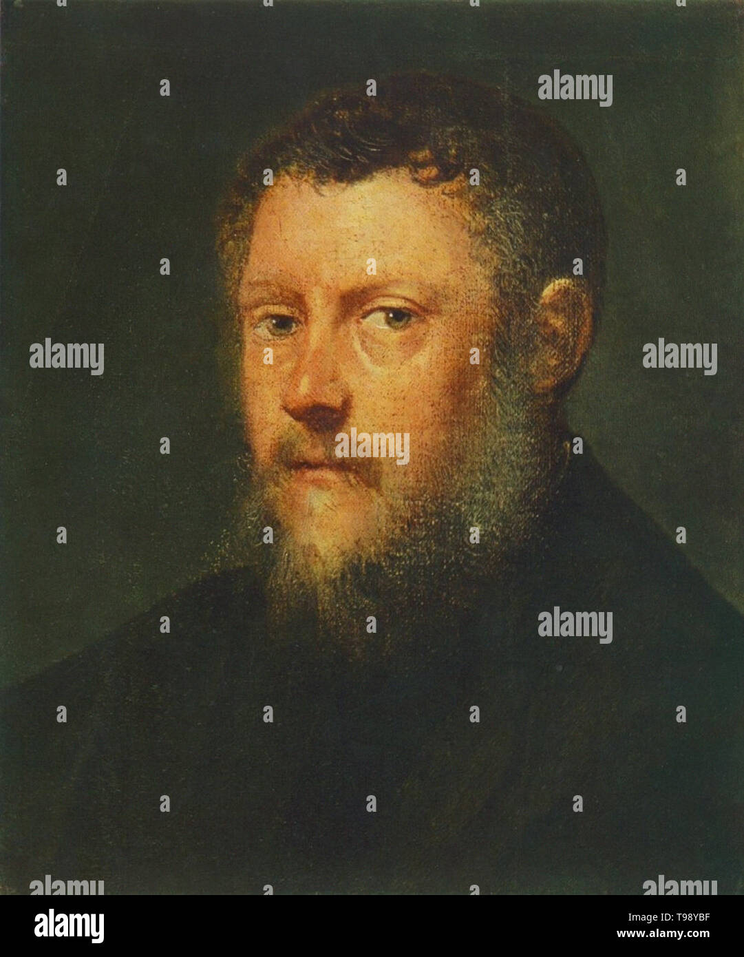 tintoretto-portrait-man-banque-de-photographies-et-d-images-haute